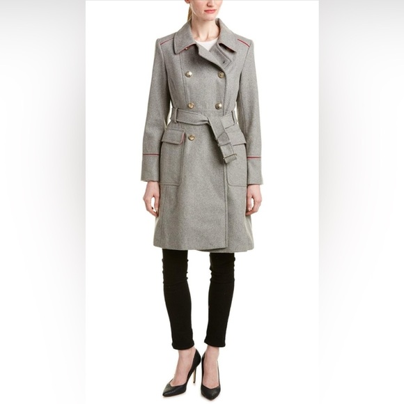 Vince Camuto Jackets & Blazers - 🥳HP🎉Authentic Vince Camuto Women's Double-Breasted Wool-Blend Trench Coat XL